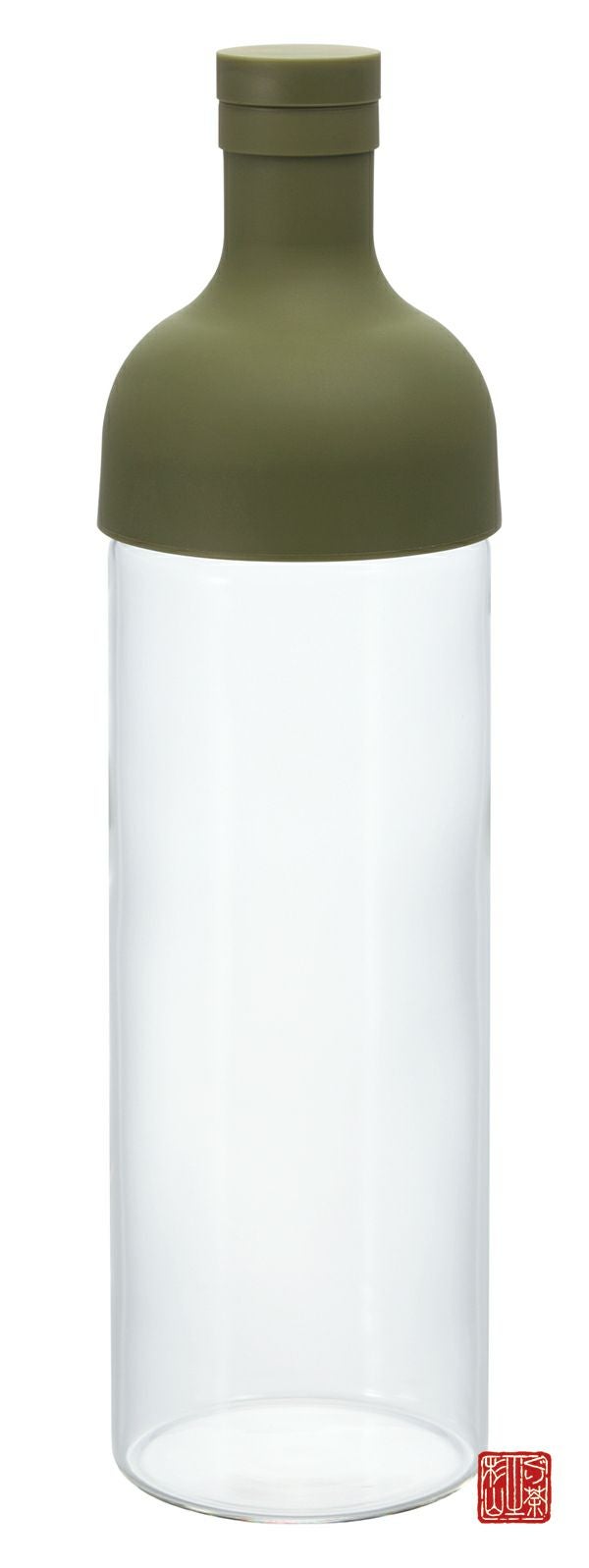 HARIO製 水出し緑茶用フィルターインボトル オリーブグリーン 750ml