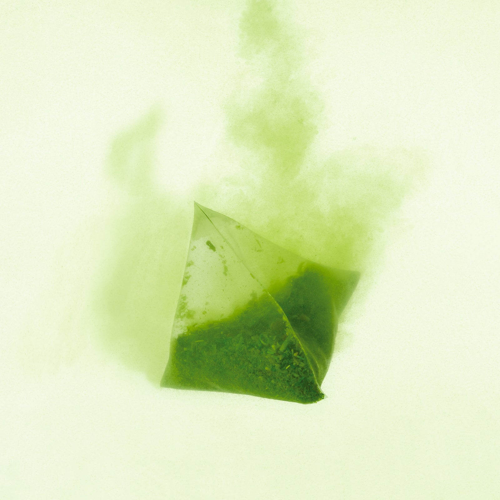 茶葉が広がりやすい立体型の日本茶ティーバッグ