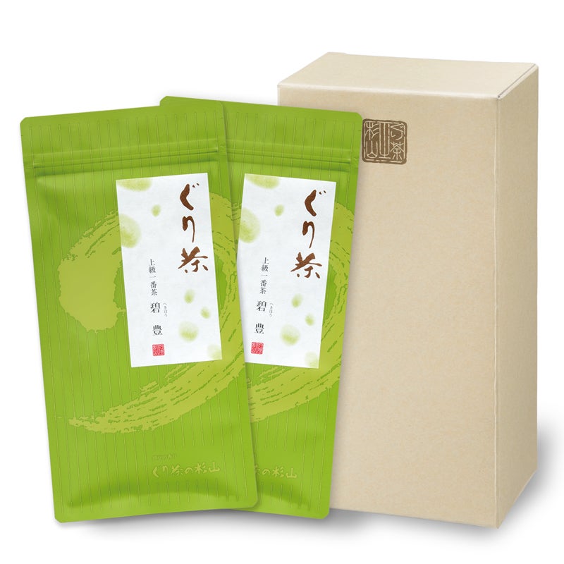 ぐり茶 上級一番茶　碧豊二本セット