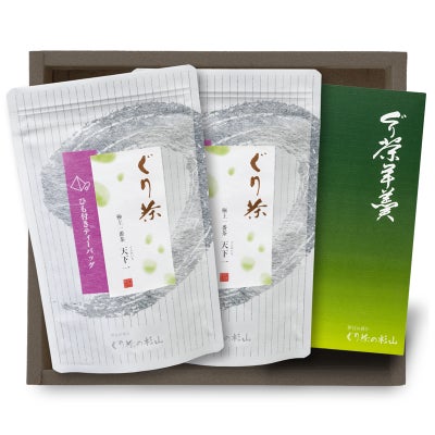 日本茶のティーバッグと羊羹のギフト